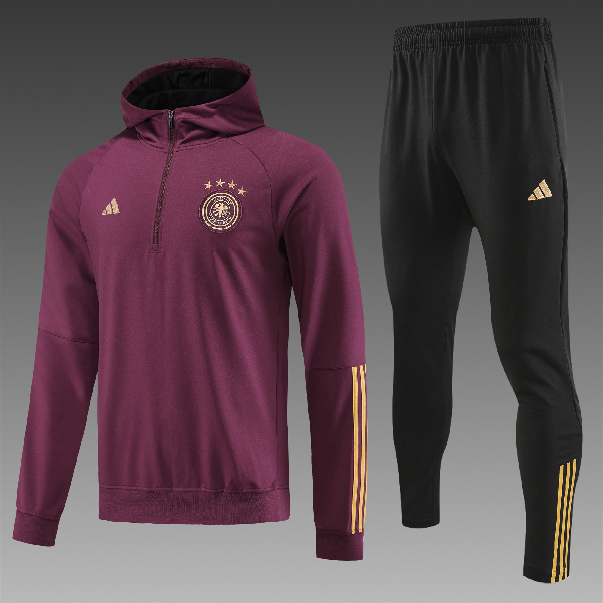 Germany 23-24 Men's Training Hoodie + Pants - Red